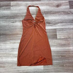 Wild-fable Women's Brown Dress